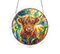 Suncatcher Puzzle Window Decor - Acrylic Art Ornament, Light Reflecting Hanging Display, Decorative Puzzle Panel, Stylish Interior Accent | Charming Sunlit Feature For Study Room Porch Wall Spaces