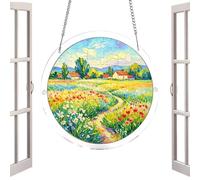 Suncatcher & Sonnenfänger für - Dekorativer Wandanhänger und Heimdekoration - Acryl Regenbogen Sonnenfänger - für Drinnen Draußen Garten Balkon Deko Damen