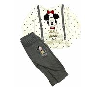 Suncity Conjunto Blanco Mickey Mouse 24 Meses