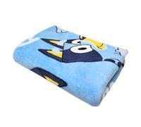 Suncity Manta Infantil Coralina 100x140cm - para Bluey Fan - Manta Bebe Invierno Suave y Ligera para Niños y Niñas, Decoración Habitación, Regalo Cumpleaños (Azul)