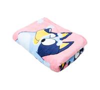 Suncity Manta Infantil Coralina 100x140cm - para Bluey Fan - Manta Bebe Invierno Suave y Ligera para Niños y Niñas, Decoración Habitación, Regalo Cumpleaños (Rosa)