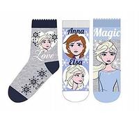 Suncity Pack 3 calcetines grises Frozen II Talla 27/30