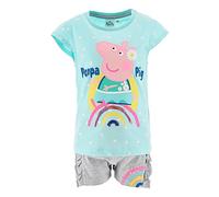 Suncity Peppa Pig - WE1143 Conjunto Niña algodón Color: Turquesa Talla: 110