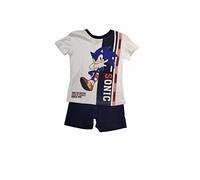 Pijama verano blanco Sonic 3 años