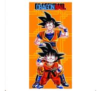 Suncity Toalla de Playa Microfibra Infantil Compatible con Dragon Ball Z Goku - Toalla para Piscina de 70x140 Centimetros