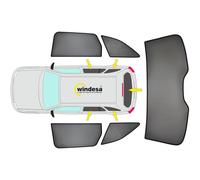 SunClip Privacidad y protección Solar Compatible con Volkswagen T6 Multivan 2015-