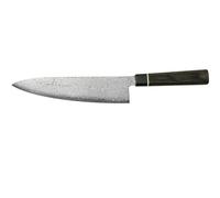 Suncraft VG-10 Black Damascus & Cuchillo de cocina & Damasco Cuchillo de chef 20 cm & Profesional japonés acero de 67 capas con pakkawood mango