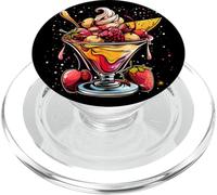 Sundaes de Helado Sorbete de Gelato gráfico PopSockets PopGrip para MagSafe