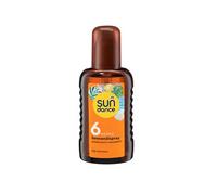 Sundance Spray de aceite solar SPF 6, 200 ml, vegano y resistente al agua