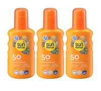 SUNDANCE Spray solar solar SPF 50 ALTO 3 unidades (3 x 200 ml), 600 ml