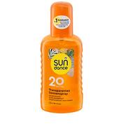 Sundance Spray solar transparente SPF 20, 200 ml, resistente al agua y vegano