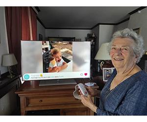 Sunday Box: Caja de TV para Compartir Fotos y vídeos - Comparte Tus Fotos y vídeos en Tiempo Real en la TV de Tus Padres (Grande). ¡Emociones Fuertes garantizadas en la Pantalla Grande!