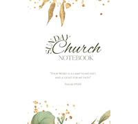 Sunday Church Journal: Notes for Weekly Services and Bible Study. Thoughtful Gifts for Church Family.