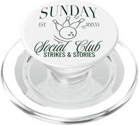Sunday Club Bowling Strikes & Historias Gráfico PopSockets PopGrip para MagSafe