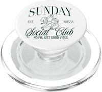 Sunday Club Park Runners No PB, Gráfico Just Good Vibes PopSockets PopGrip para MagSafe