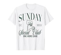 Sunday Club Pickup Basketball One More Juego Gráfico Camiseta