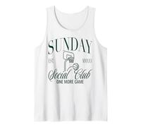 Sunday Club Pickup Basketball One More Juego Gráfico Camiseta sin Mangas