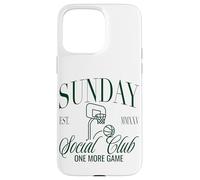 Sunday Club Pickup Basketball One More Juego Gráfico Carcasa para iPhone 15 Pro MAX