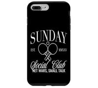 Sunday Club - Red de Tenis de Mesa, diseño de Charla pequeña Carcasa para iPhone 7 Plus/8 Plus