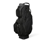 Sunday Golf Bag Big Rig - Bolsa de Golf Grande Ultraligera de 14 vías con 12 Bolsillos, Cubierta de Lluvia y Base Estable, Ideal para carros o Buggies, Bolsas de Golf para Hombres y Mujeres, Negro