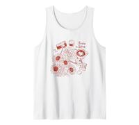 Sunday In Bloom Cozy Girasoles Coffee Vibes Camiseta sin Mangas