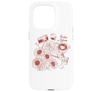 Sunday In Bloom Cozy Girasoles Coffee Vibes Carcasa para iPhone 15 Pro