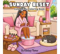 Sunday Reset: Bold & Easy Coloring Book for Adults and Teens Featuring Unique African American Illustrations for Stress Relief and Relaxation