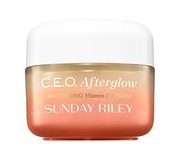 Sunday Riley C.E.O. Afterglow Brightening Vitamin C Cream Face Moisturizer, 48.2 g.