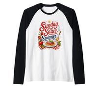 Sunday Sauce Italiano Verano Camiseta Manga Raglan