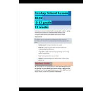 Sunday School Lesson Book Grades 9-12 Teacher’s Guide: The Feelings Book: How God Helps Us with Fear, Anger, and Joy (Faith and Feelings: God’s Way for Every Age)