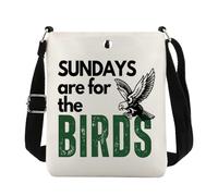 Sundays Are For The Birds Game Day Gift Football Team Encourage Eagle Gift Soccer Coach Crossbosy Bag, Sundays Cb UK, 0 unidades