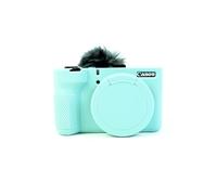 SundayZaZa Funda de gel de silicona para cámara Canon PowerShot V1, azul hielo, Funda de gel