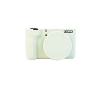 SundayZaZa Funda de gel de silicona para cámara Canon PowerShot V1, White, Funda de gel