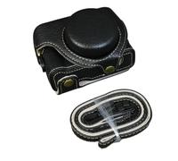 SundayZaZa Funda protectora de piel sintética para cámara Sony ZV-1F ZV1F, Black, Funda de protección completa