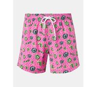 Sundek Bañador de hombre con cinturilla elástica y dos bolsillos laterales. Verde M