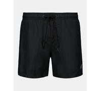 Sundek Bañador liso logo estampado goma poliéster ligero reciclado. Negro L