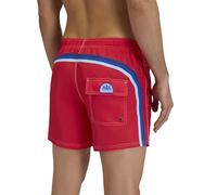 SUNDEK Bañador para hombre con cintura elástica, 35,5 cm, longitud 12,7 cm de entrepierna, 30905 - Lolly Red 05, Small