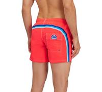 Sundek Uomo M504Bdta100 Elastic Waist 14'' Boardshort Col.Corallo Turbo 01 Corallo/S