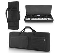 SUNDOY Funda para piano eléctrico 76 teclas, funda tipo mochila Oxford 600D, acolchado 10 mm, ligera y duradera, 120 x 15,5 x 48 cm