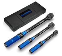 Sundpey Llave Dinamométrica Coche - 1/2" 1/4" 3/8" Llave Dinamometrica 5-25N·m 10-60N·m 20-220N·m, 72 Dientes, Precisión de ±3%, Doble Escala Chave Dinamométrica para Bicicleta Moto Camione Bujías