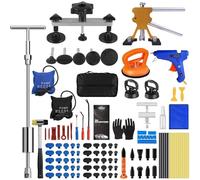 SundpeyPRO Kit Extractor Abolladuras Coche 119Pcs - Sacabollos Coche Ventosa Kit Sin Pintura Herramienta de Reparación Chapa Kit de Quita Desabollado para Reparación Daños Granizo Automóviles