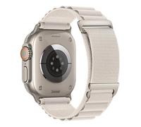 suneensy Alpine Loop - Correa con cierre de metal C para iWatch Ultra y Series 6, 7, 8, 9, 10, 11 con SE, Starlight, Acetato, No es una piedra preciosa