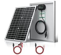 SUNER Power - Cargador de batería Solar de 12 V 20 W Pro, Driver de Carga Ultra MPPT Integrado, Kit de Carga de Panel Solar Impermeable de 20 W para 12 V AGM, Ciclo Profundo, Plomo-ácido, batería de