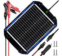 SUNER POWER Cargador de batería solar de 20 W 12 V y mantenedor PRO, controlador MPPT inteligente integrado, impermeable, 12 V, 20 W, kit de carga de panel solar para coche, caravana, remolque, barco,