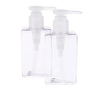 Sunerzenor 2 Botellas Vacías de Bomba Acondicionadora de Champú para Mascotas de 150 Ml, Translúcido
