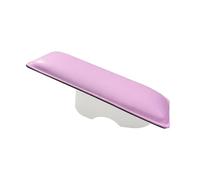 Sunerzenor Almohadilla para Manos de Uñas Apoyo Antideslizante Cojín Suave Ergonómico en Cuero PU Removible Y Compatible con Lámparas de Uñas 32cmx12cmx13cm, PÚrpura