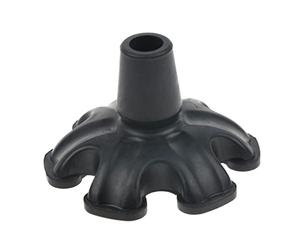 Sunerzenor Bastón Antideslizante de 3/4" para Caminar, Muletas de Pie, de Goma.