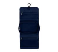 Sunerzenor Bolsa de Aseo de Viaje con Diseño Práctico de Gancho Colgante Y División para Productos Cosméticos Y Accesorios Antimanchas Y de Secado Rápido Adecuad, Azul Oscuro