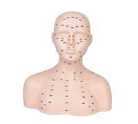 Sunerzenor Cabeza de Maniquí Suave Y Realista, Modelo de Cabeza de Maniquí, con Punto de Acupresión para