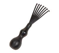 Sunerzenor Cepillo Limpiador de Peines Removedor de Polvo Multifunción para Cepillos de Pelo con Mango Largo Material Pp Resistente Fácil de Limpiar Adecuado Par, negro